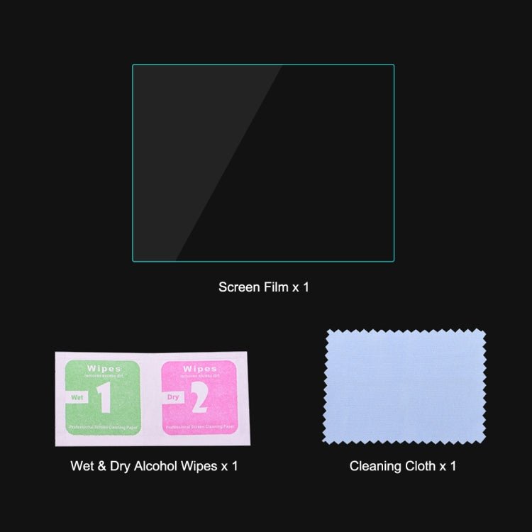 PULUZ 2.5D 9H Tempered Glass Film for Ricoh GR II / GR, Compatible with Casio ZS29 / ZS28 / ZS27 / Z550, Panasonic SZ10, Sony A58 / 55 / DSC-WX60 / DSC-W730, Canon IXY210 / A3300 / SX70 / S90 / G1X - British D'sire