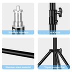 PULUZ 2.8m Height Foldable 3 Sections Tripod Mount Light Holder for Photography Video Light / Backdrop Light - British D'sire