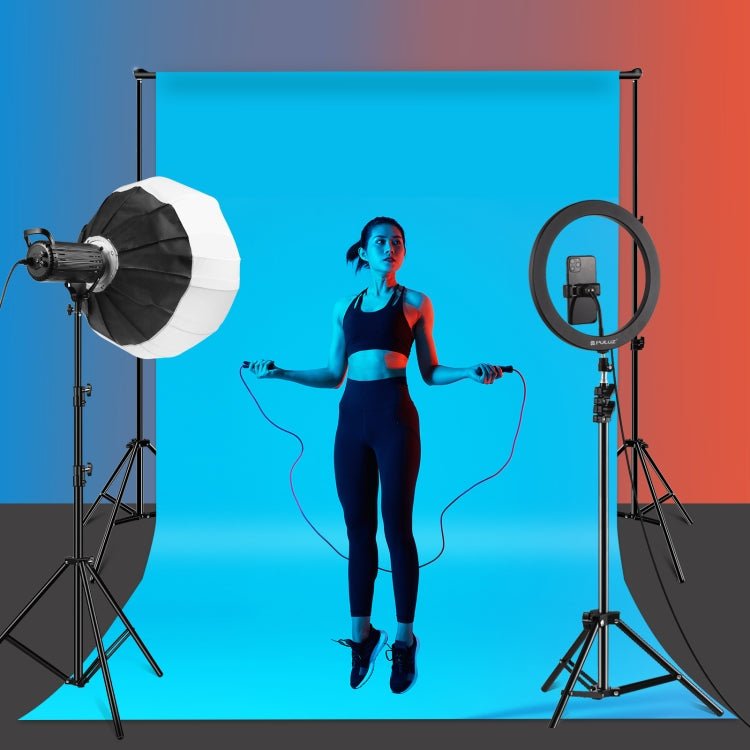PULUZ 2.8m Height Foldable 3 Sections Tripod Mount Light Holder for Photography Video Light / Backdrop Light - British D'sire