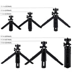 PULUZ 4.7 inch 12cm USB 3 Modes Dimmable LED Ring Vlogging Photography Video Lights + Pocket Tripod Mount Kit with Cold Shoe Tripod Ball Head(Black) - British D'sire
