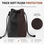 PULUZ Camera Protective Inner Bag Thick Padded Carrying Pouch with Shoulder Strap for Mirrorless & DSLR Cameras, Size: L (Black) - British D'sire