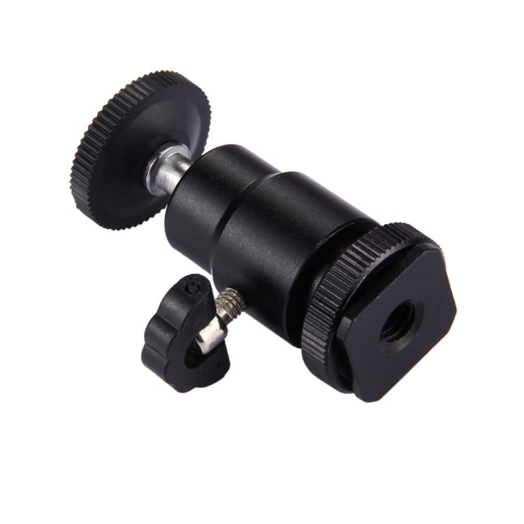 PULUZ Cold Shoe Tripod Head 1/4 inch Tripod Screw Head with Lock - British D'sire