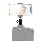 PULUZ Cold Shoe Tripod Head 1/4 inch Tripod Screw Head with Lock - British D'sire