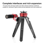 PULUZ Desktop Vlogging Live Tripod Holder with Cold Shoe Bases for DSLR & Digital Cameras, Adjustable Height: 7.5-14.5cm - British D'sire
