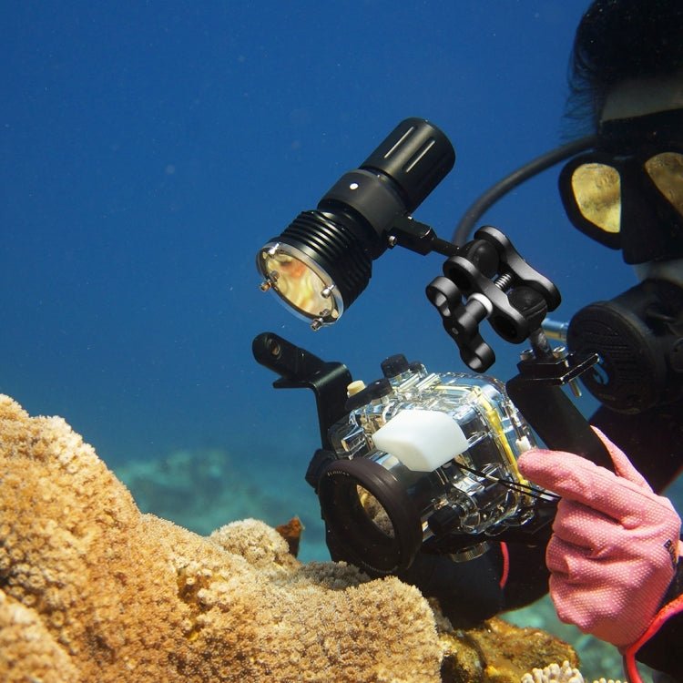 PULUZ Dual Aluminum Alloy Clamp for Underwater Arm System - British D'sire
