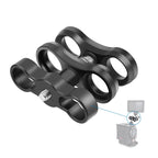 PULUZ Dual Aluminum Alloy Clamp for Underwater Arm System - British D'sire