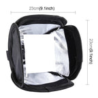 PULUZ Foldable Soft Flash Light Diffuser Softbox Cover, Size: 23cm x 23cm - British D'sire
