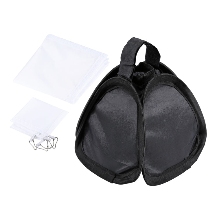 PULUZ Foldable Soft Flash Light Diffuser Softbox Cover, Size: 23cm x 23cm - British D'sire