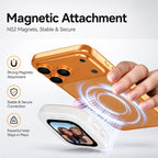 PULUZ Magnetic Phone Vlog Selfie Monitor Screen (White) - British D'sire