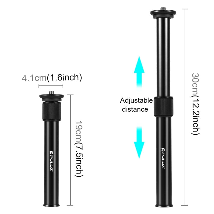 PULUZ Metal Handheld Adjustable Tripod Mount Monopod Extension Rod for DSLR & SLR Cameras - British D'sire