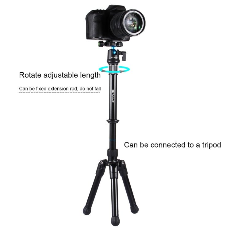 PULUZ Metal Handheld Adjustable Tripod Mount Monopod Extension Rod for DSLR & SLR Cameras - British D'sire