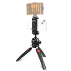 PULUZ Mini VLOG Live Stabilizer Stand Tripod with Phone Clamp for Smartphones (Red) - British D'sire