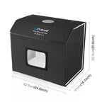 PULUZ Photo Studio Light Box Portable 60 x 40cm Cuboid Photography Studio Tent Kit with 4 Color Backdrops (EU Plug) - British D'sire