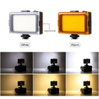 PULUZ Pocket 104 LED 1800LM Professional Vlogging Photography Video & Photo Studio Light with White and Orange Magnet Filters Light Panel for Canon, Nikon, DSLR Cameras - British D'sire