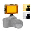PULUZ Pocket 104 LED 1800LM Professional Vlogging Photography Video & Photo Studio Light with White and Orange Magnet Filters Light Panel for Canon, Nikon, DSLR Cameras - British D'sire