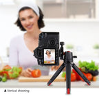 PULUZ Pocket Mini Metal Desktop Tripod Mount with 360 Degree Ball Head for DSLR & Digital Cameras, Adjustable Height: 11-21cm - British D'sire