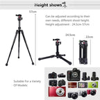 PULUZ Pocket Mini Microspur Photos Magnesium Alloy Tripod Mount with 360 Degree Ball Head for DSLR & Digital Camera, Adjustable Height: 24.5-57cm, Load Max: 3kg - British D'sire