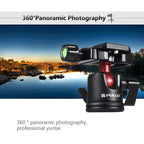 PULUZ Pocket Mini Microspur Photos Magnesium Alloy Tripod Mount with 360 Degree Ball Head for DSLR & Digital Camera, Adjustable Height: 24.5-57cm, Load Max: 3kg - British D'sire