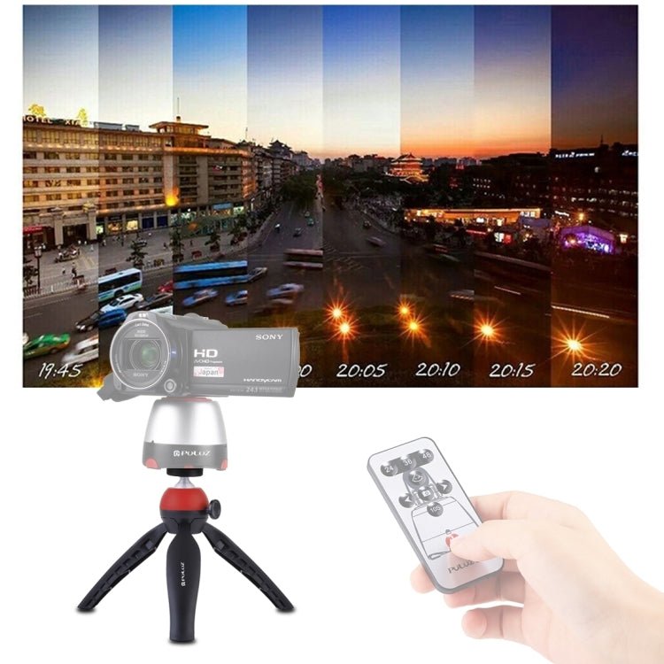 PULUZ Pocket Mini Tripod Mount with 360 Degree Ball Head for Smartphones, GoPro, DSLR Cameras(Red) - British D'sire