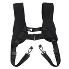 PULUZ Quick Release Double Shoulder Harness Soft Pad Decompression Foam Strap Belt for DSLR Digital Cameras - British D'sire