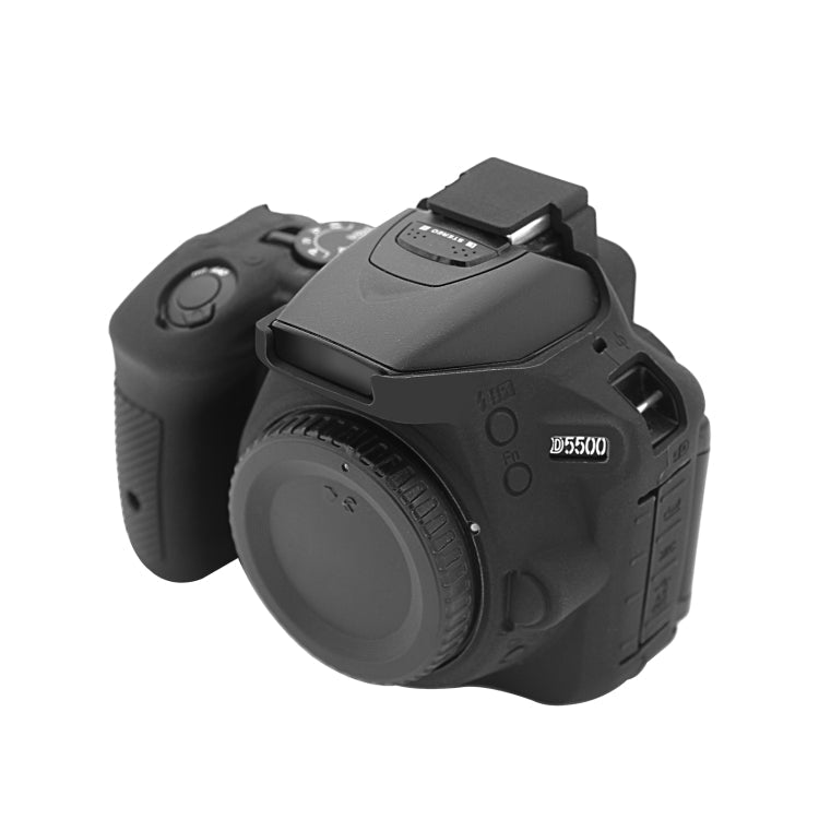 PULUZ Soft Silicone Protective Case for Nikon D5500 / D5600(Black) - British D'sire