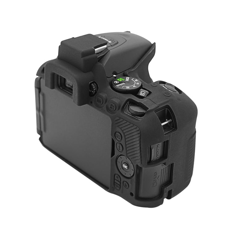PULUZ Soft Silicone Protective Case for Nikon D5500 / D5600(Black) - British D'sire