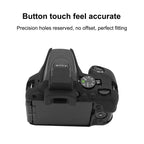 PULUZ Soft Silicone Protective Case for Nikon D5500 / D5600(Black) - British D'sire