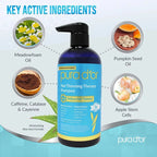 PURA D'OR Hair Thinning Therapy Shampoo - Thicker Hair, Healthier You - Hair Loss Treatments - British D'sire
