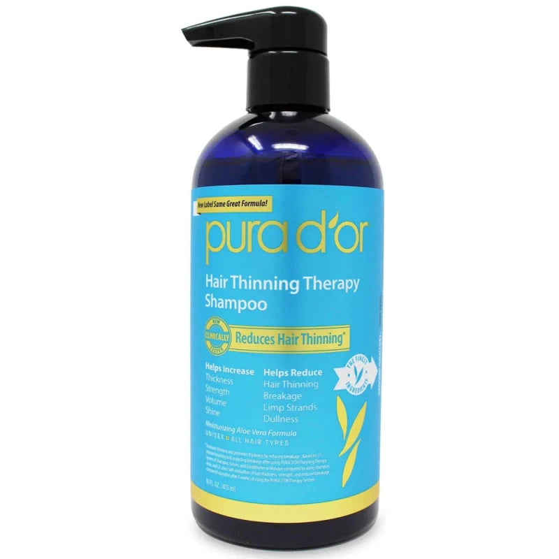 PURA D'OR Hair Thinning Therapy Shampoo - Thicker Hair, Healthier You Secondary image