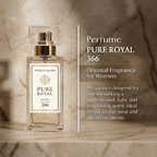 Pure Royal 366 Women’s Perfume 50 ml – Oriental Fragrance with Pink Pepper, Coffee, Jasmine & Vanilla – 20% Essence – Intense & Long Lasting - EDP SPRAY - British D'sire