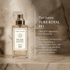Pure Royal 841 Women’s Perfume 50 ml – Modern Floral, Top Notes Bergamot & Cypress, Iris & Musk - EDP SPRAY - British D'sire