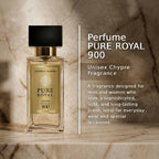 Pure Royal 900 Unisex Perfume 50 ml – Chypre Fragrance with Cherry Note, Floral Accords and Noble Woods – 20% Essence – Intense & Long Lasting - EDP SPRAY - British D'sire