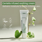 PURITO Centella Unscented Recovery Cream 50ml / 1.7 fl.oz Witch Hazel - free, Vegan, Skin barrier - Anti - aging Cream - British D'sire