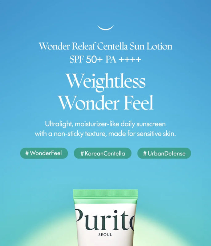 Purito SEOUL Wonder Releaf Centella Daily Sun Lotion Set 5 pcs [5 pcs] - Lotion & Moisturizer - British D'sire