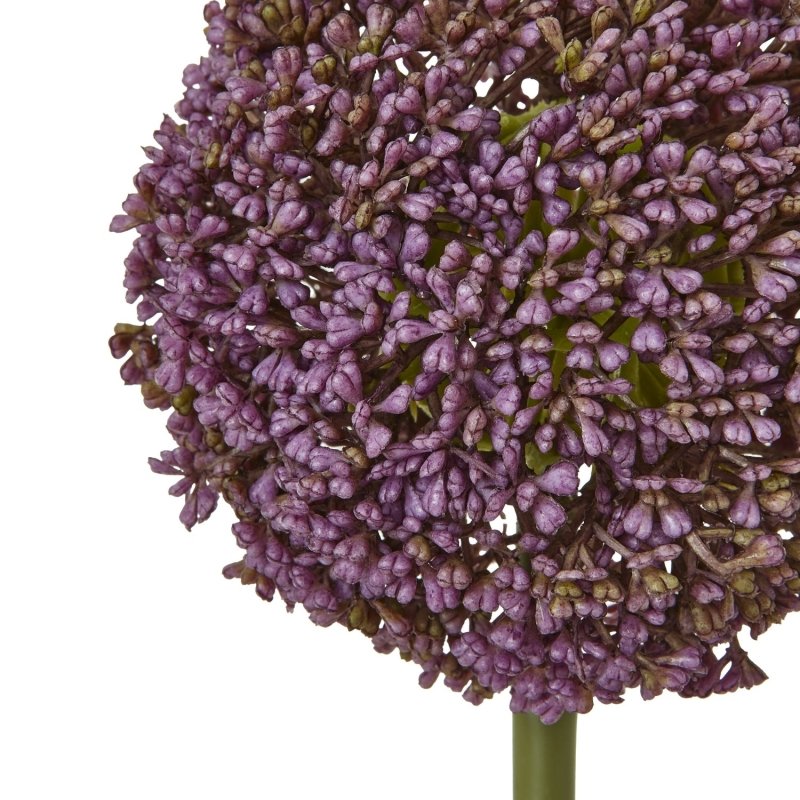 Purple Allium Stem Artificial Flower Stem - Artificial Plants & Trees - British D'sire