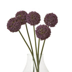 Purple Allium Stem Artificial Flower Stem - Artificial Plants & Trees - British D'sire