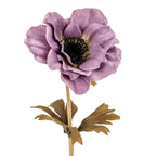 Purple Anemone Stem Artificial Flower Stem - Artificial Flowers & Stems - British D'sire
