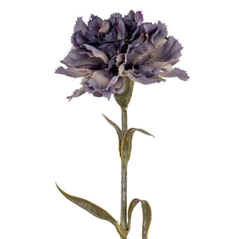 Purple Carnation Stem Artificial Flower Stem - Artificial Flowers & Stems - British D'sire