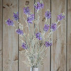 Purple Meadow Flower Artificial Flower Stem - Artificial Plants & Trees - British D'sire