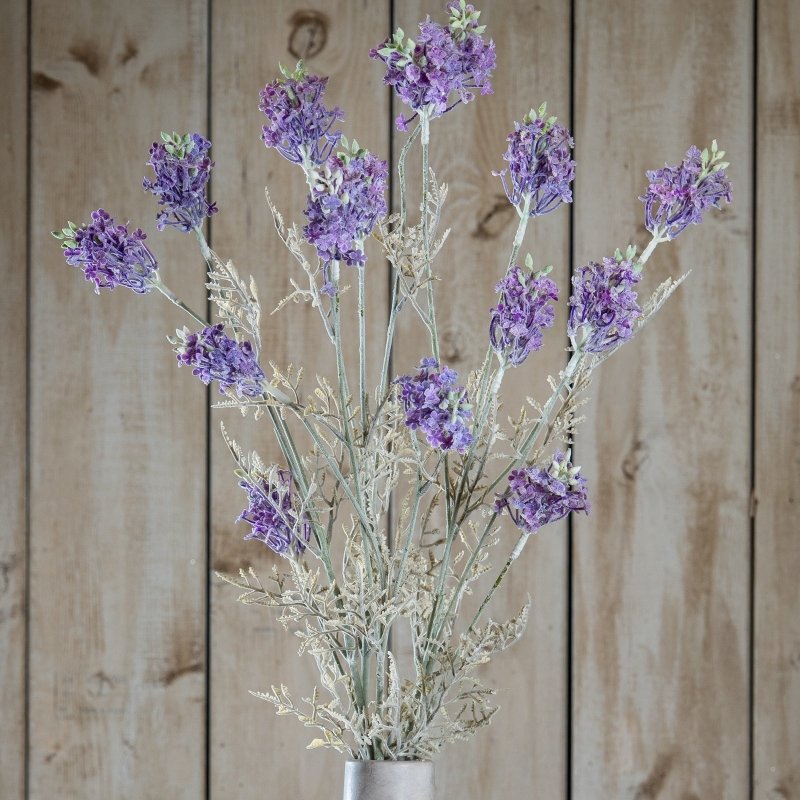 Purple Meadow Flower Artificial Flower Stem - Artificial Plants & Trees - British D'sire