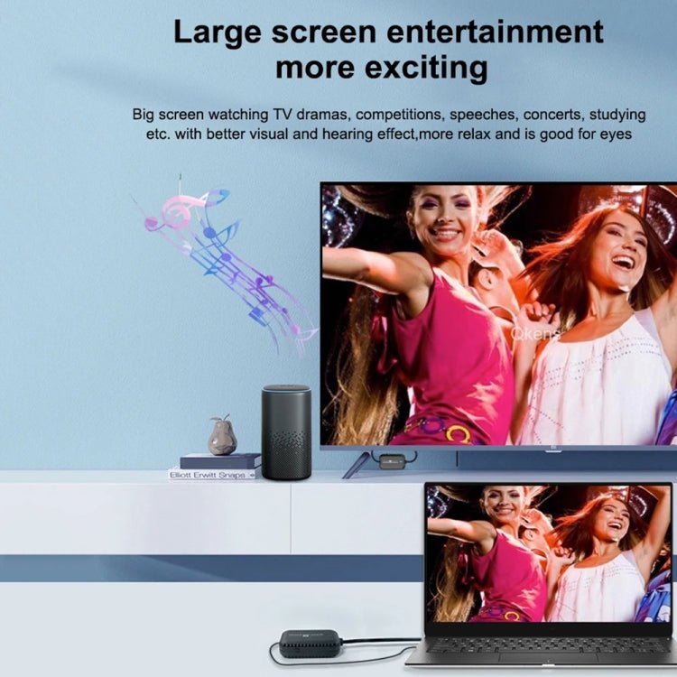 PWAY DT248W - H 30m Wireless HD Screen Projector Office Conference Screen Sharing Device(HDMI Interface) - British D'sire