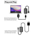 PWAY DT248W - H 30m Wireless HD Screen Projector Office Conference Screen Sharing Device(HDMI Interface) - British D'sire