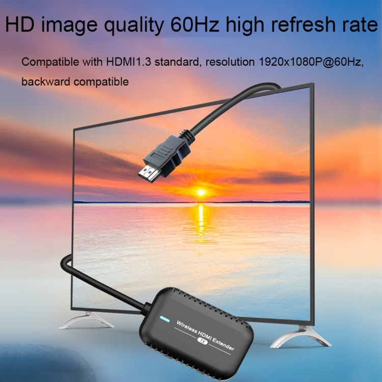PWAY DT248W - H 30m Wireless HD Screen Projector Office Conference Screen Sharing Device(HDMI Interface) - British D'sire