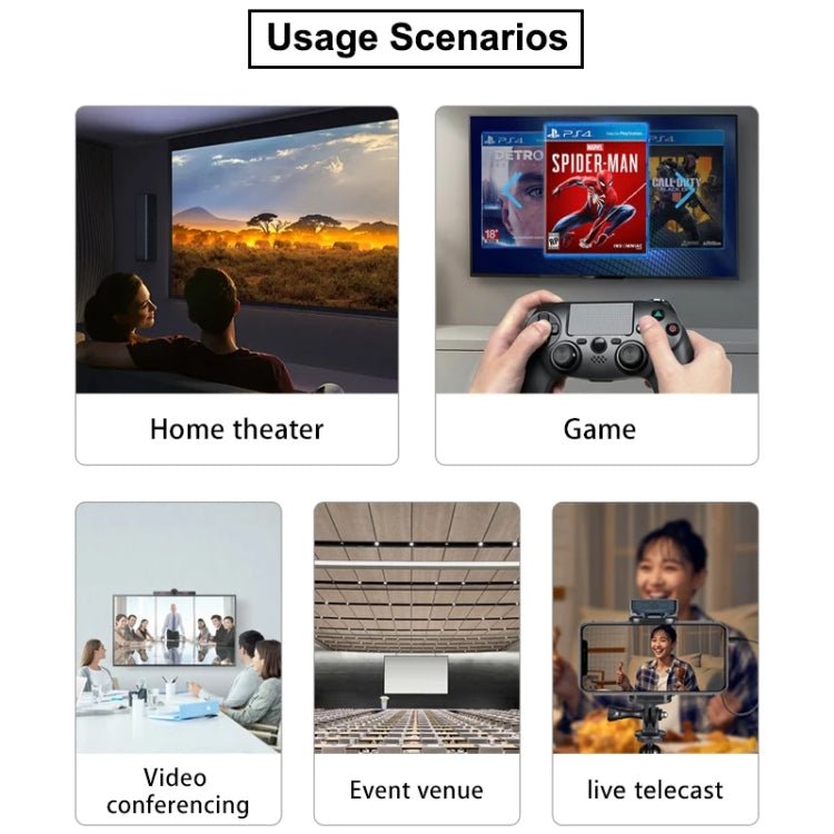 PWAY DT248W - H 30m Wireless HD Screen Projector Office Conference Screen Sharing Device(HDMI Interface) - British D'sire
