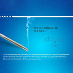QUICKO T12 - C4 Lead - free Soldering Iron Tip - British D'sire