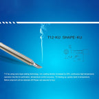 QUICKO T12 - KU Lead - free Soldering Iron Tip - British D'sire