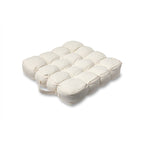 Quilted 9 Button Seat Pad Cushion Booster 100% Cotton Cover 45cm Square - British D'sire
