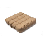 Quilted 9 Button Seat Pad Cushion Booster 100% Cotton Cover 45cm Square - British D'sire