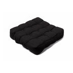 Quilted 9 Button Seat Pad Cushion Booster 100% Cotton Cover 45cm Square - British D'sire