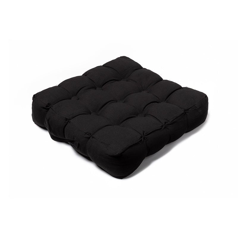 Quilted 9 Button Seat Pad Cushion Booster 100% Cotton Cover 45cm Square - British D'sire